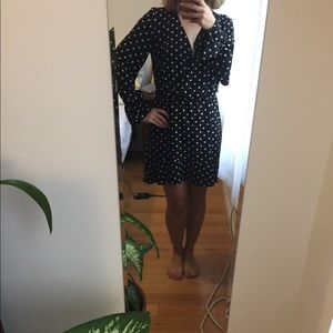 Oh My Love London Black White Polka Dot Mini Dress
